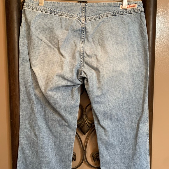 🦋SALE Y2K Lucky Brand Dungarees Flared Plaza Jeans - Picture 7 of 11